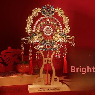 团范新娘婚纱中国风婚纱高端双面重手工DIY材料包完成婚礼范秀赫