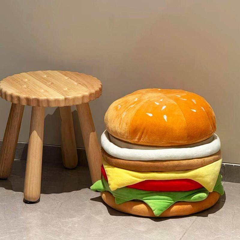 【新家的100个快递】汉堡收纳凳多功能家用储物可坐玄关换鞋矮凳,收纳整理,收纳凳,淘宝优惠券,粉丝福利购,淘宝优惠卷