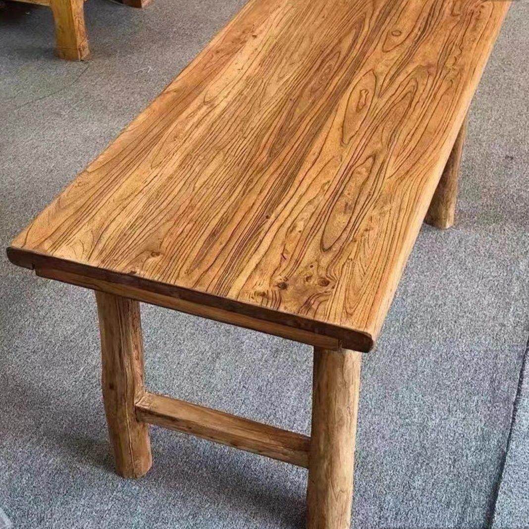老榆木茶桌实木板茶桌条案复古长桌原木吧台书桌家用茶台桌面桌子,住宅家具,吧台,淘宝优惠券,粉丝福利购,淘宝优惠卷