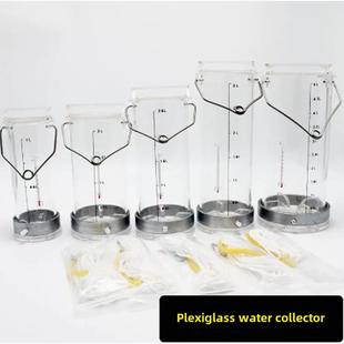 超厚有机玻璃水收集器不锈钢水质采样器0.5L 5L湖泊