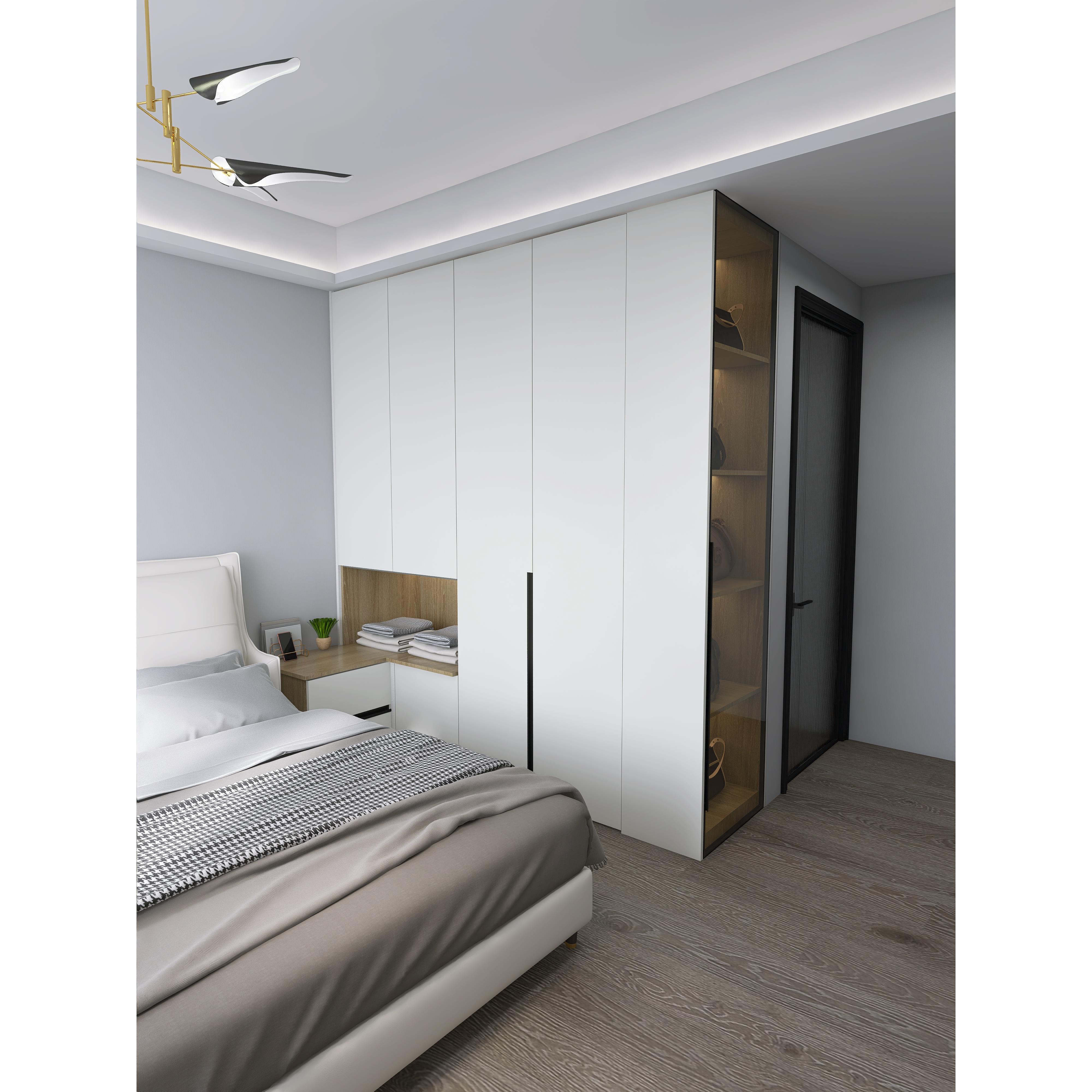 国补无锡大亚F4星欧松板一门到顶衣柜全屋定制万华柜子定做衣帽间