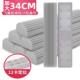 美丽雅飞翼34胶棉拖把头对折加大加长款 宽口海绵吸水墩布替换拖头