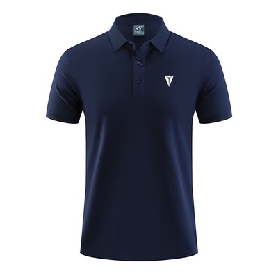 长安深蓝4S店工作服短袖POLO衫汽车销售员汽修工装T恤定制印logo