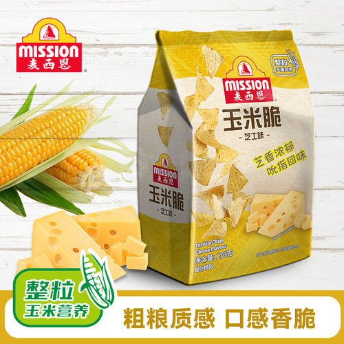 mission麦西恩玉米脆芝士味脆片