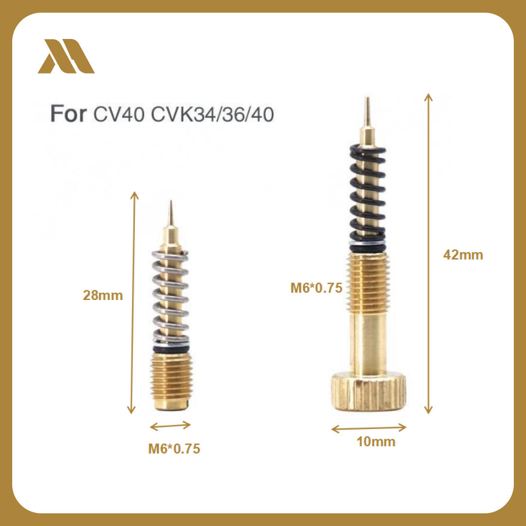 改装摩托车配件CV40 CVK34 36 40mm化油器原装改装混合比调节螺丝