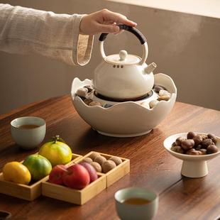电炉煮茶器煮茶炉全套茶壶烤茶炉套装 围炉煮茶电陶炉家用室内中式