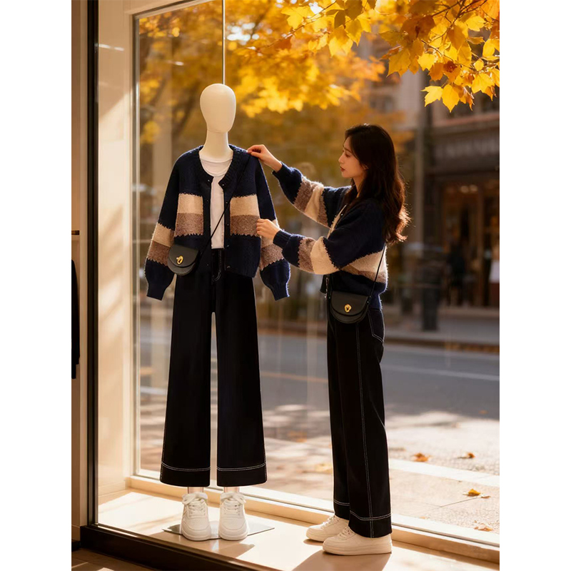 女装小个子韩系穿搭复古