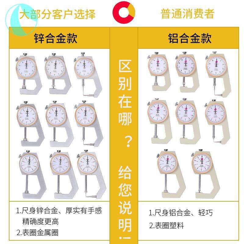 尖头厚度数显测厚规卡尺测量测厚仪厚度表平头弯尖钢管高精度