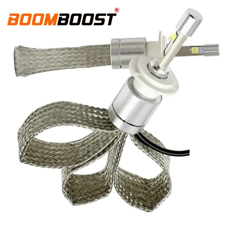 适用于2件汽车LED大灯80W9600LM汽车前大灯H4