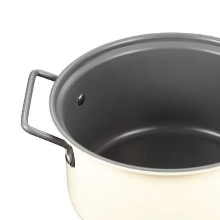 德世朗DFS-TZ875-WH 圆满抗菌不粘锅两件套 汤锅 煎锅