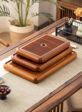 2025新电木款茶盘实木LVI用家小客厅款号干泡储水式茶台高莳