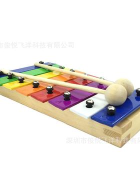 奥尔夫打击器套装10件摇WNB套玩具琴琴木三角铁沙锤铃舞乐板板擦