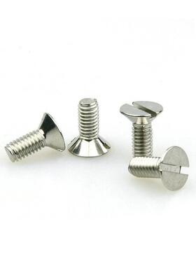 三价白锌DIN96钉3一字沉头机螺MPHA6*蓝16