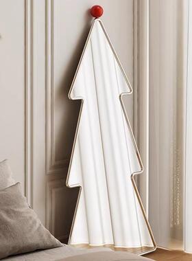 简约风创圣意诞衣树镜镜子全身落地镜家用卧室试IMQ镜网红异形穿