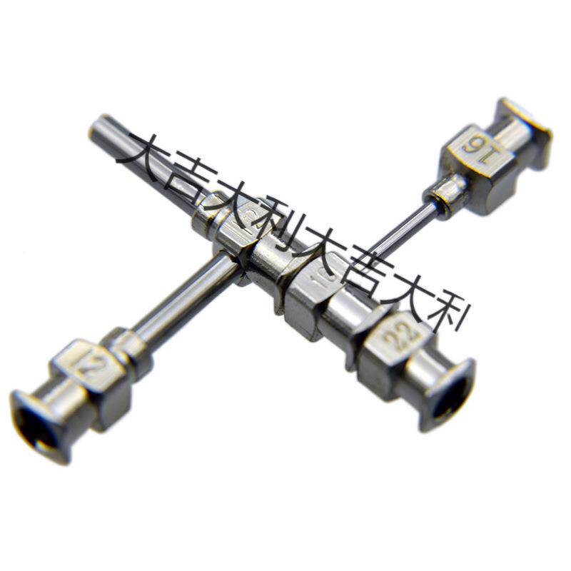 三管印同轴针头打针法头静电纺丝针AFI熔融湿壳核皮芯中空纤咀维