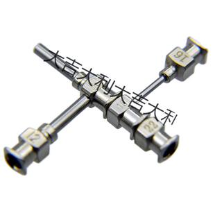 三管印同轴针头打针法头静电纺丝针AFI熔融湿壳核皮芯中空纤咀维