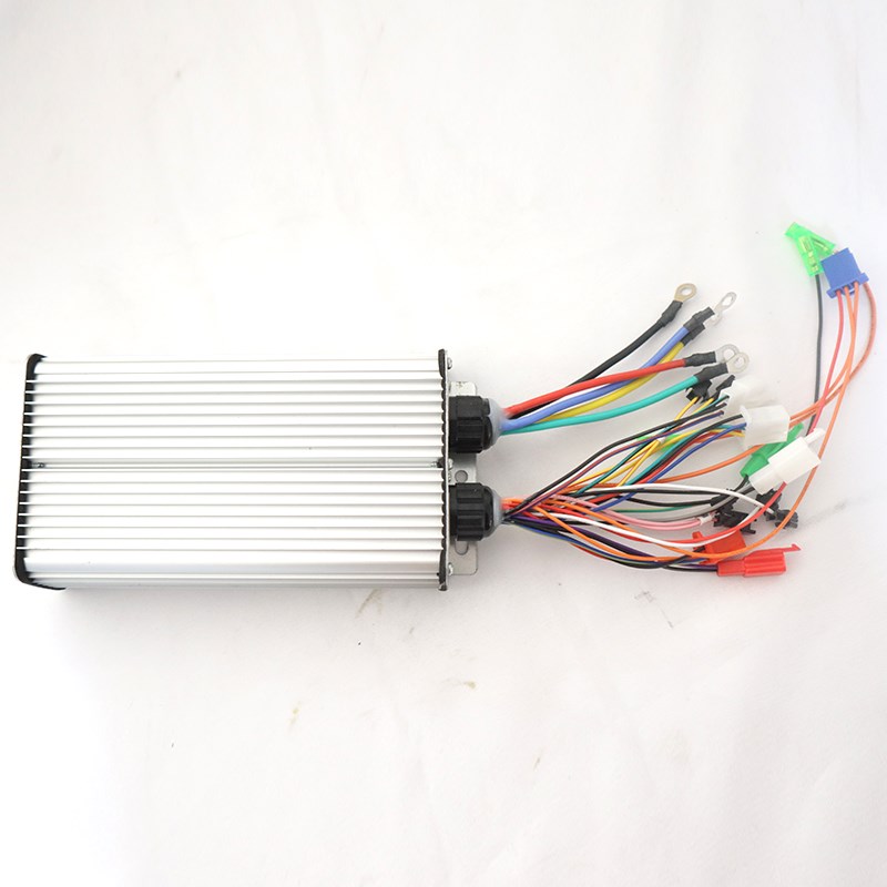 工程电动三轮车15管免大线控制器48伏60v800w直流无刷电机调速器