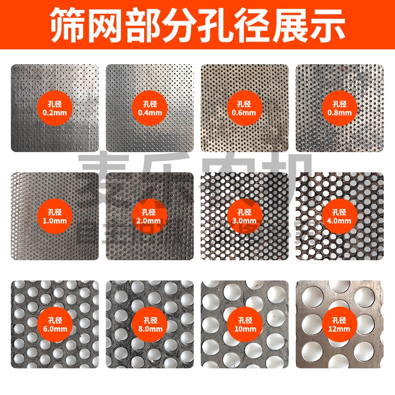 家用21型饲料粉碎机筛网26型打粉机加厚筛片罗底筛子罗片配件7375