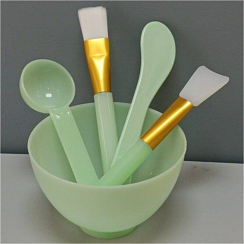调中药面膜碗面膜碗套装调模棒计量勺硅胶刷软毛刷美容用品diy面