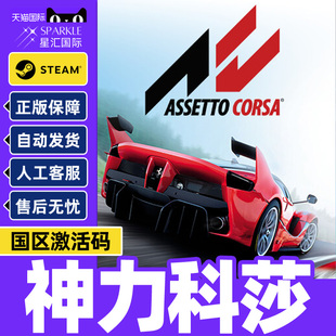 PC中文正版 steam 神力科莎 Assetto Corsa CDK激活码 神力科莎争锋 挑战者扩展包 赛车游戏