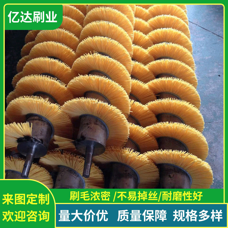 订置工业毛刷辊玻璃清洗机尼龙刷除尘辊刷专业清洁刷子厂家直销