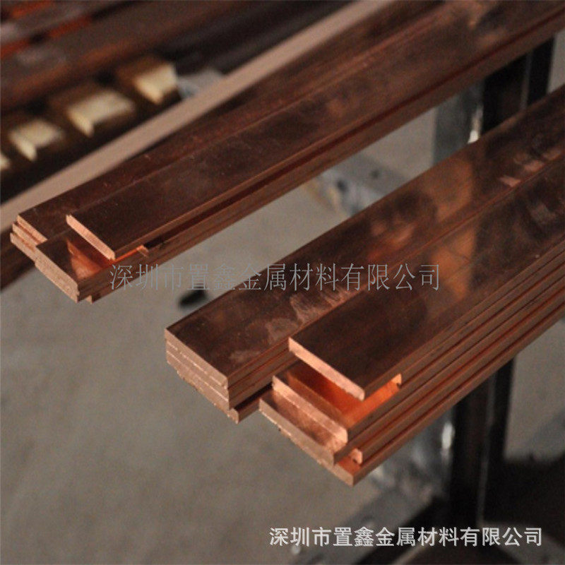 源头高纯T2紫铜排10*100厂家导电率98%TMY接地铜母排订置加工