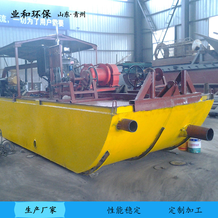 港口码头清淤船射吸式抽沙船设备水库沿海城市水上清理挖泥船