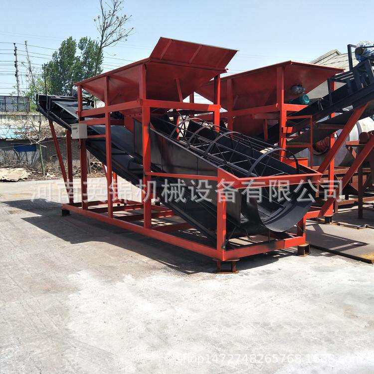 砂石分离振动筛30型移动滚筒筛沙机移动式筛沙机
