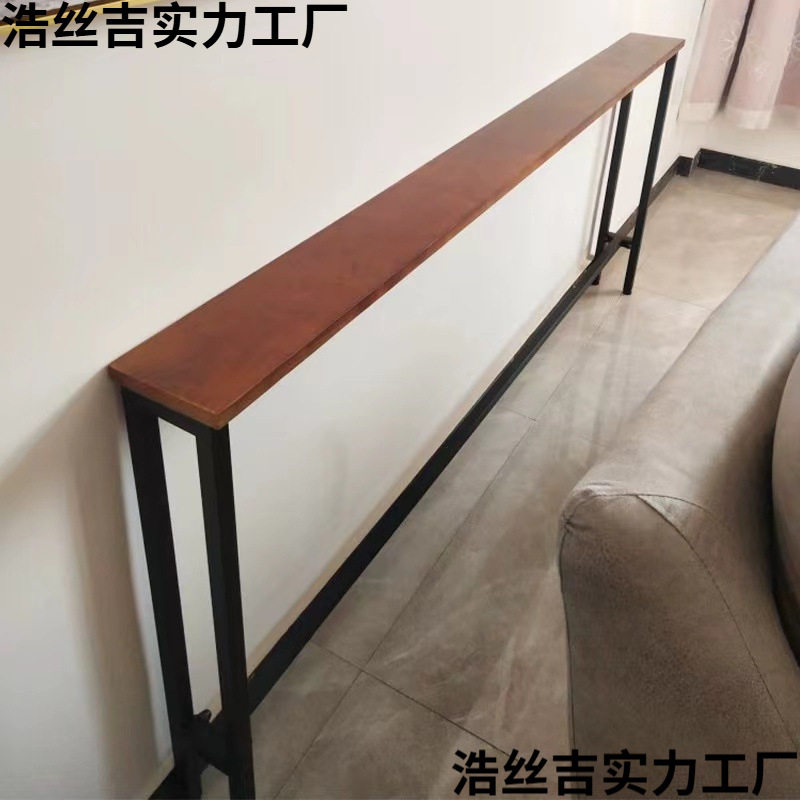 新款客厅电动沙发后置物架靠墙落地实木床头床尾收纳夹架缝窄桌长