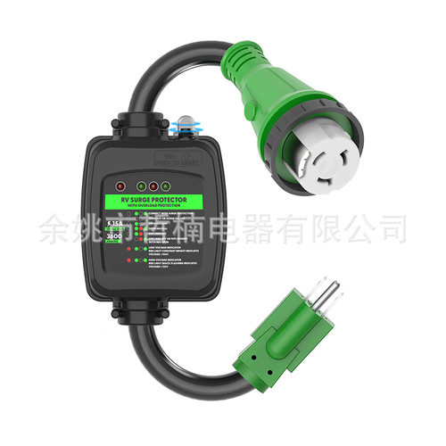 浪涌保护15A转50A房车电源转换线 美式转换线5-15P to SS2-50R ET