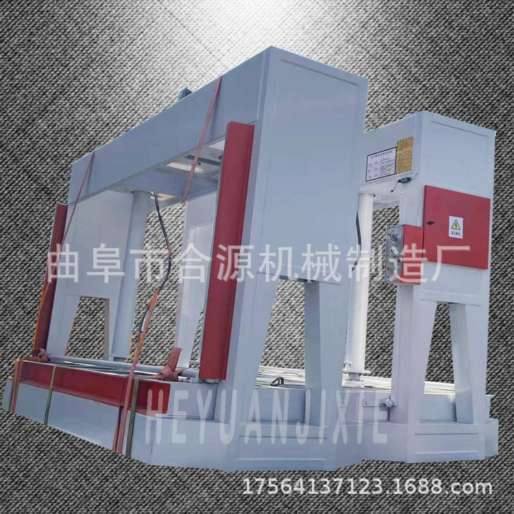 100吨铝合金柜门板液压冷压机 复合板粘合压平压力机 自动上下板