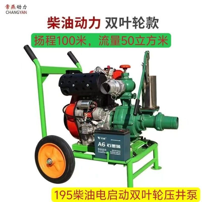 常州常燕195柴油机3寸农用灌溉水泵喷灌滴灌挖藕抽水泵高扬程