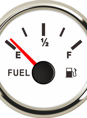 指针款52mm油位表240-33欧姆 0-190欧姆带红色背光灯带插线4根线