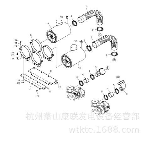 65.97440-5005软管夹GV180OTI斗山