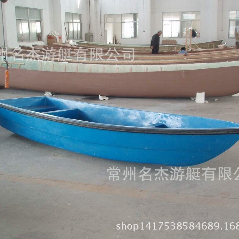 手摇式钓鱼船 玻璃钢水上渔船  养殖船