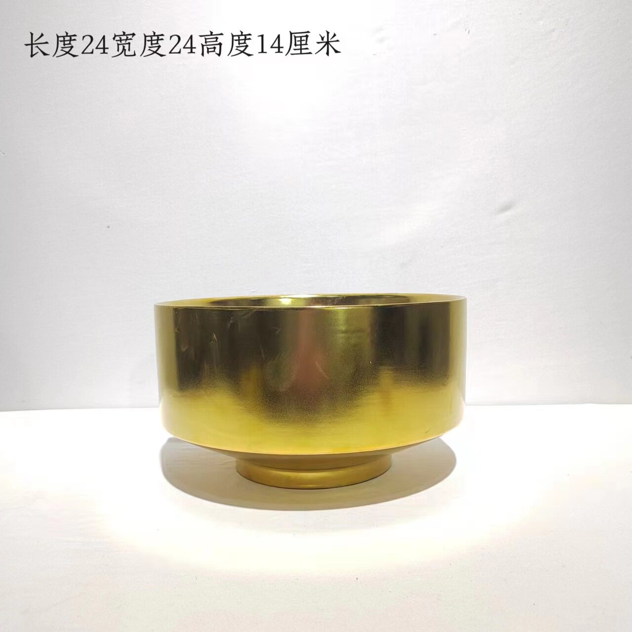 现代简约种蝴蝶兰金色陶瓷盆摆件家居样板房阳台插花装饰摆件