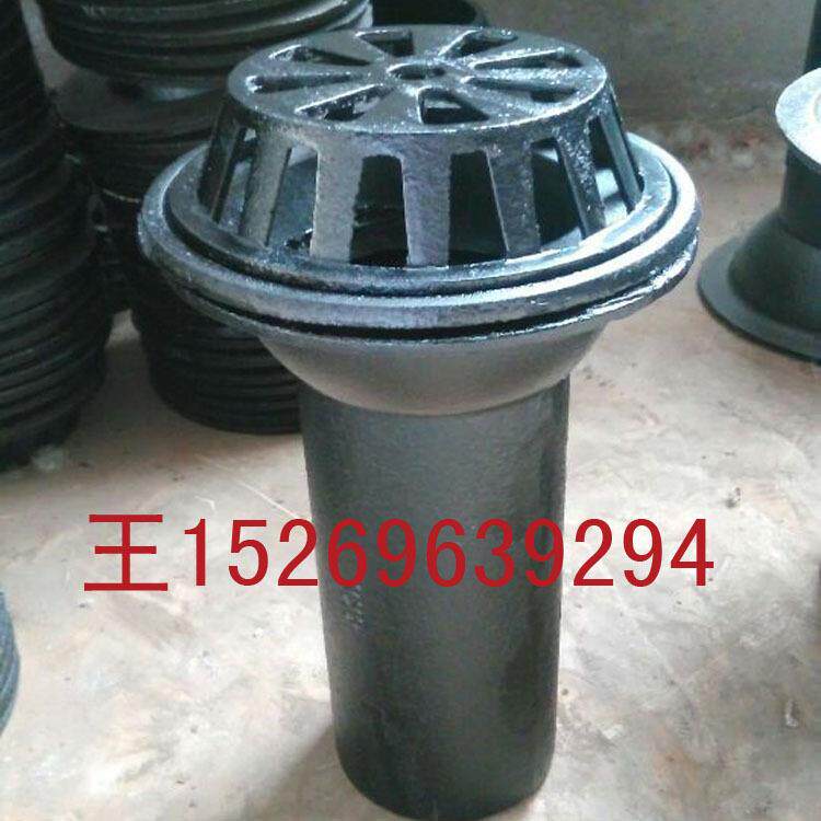 铸铁直排雨水斗侧排雨水斗方形接水口落水斗