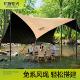 黑胶天幕户外露营沙滩免搭一体超大遮阳棚防晒野营全套2025新型款