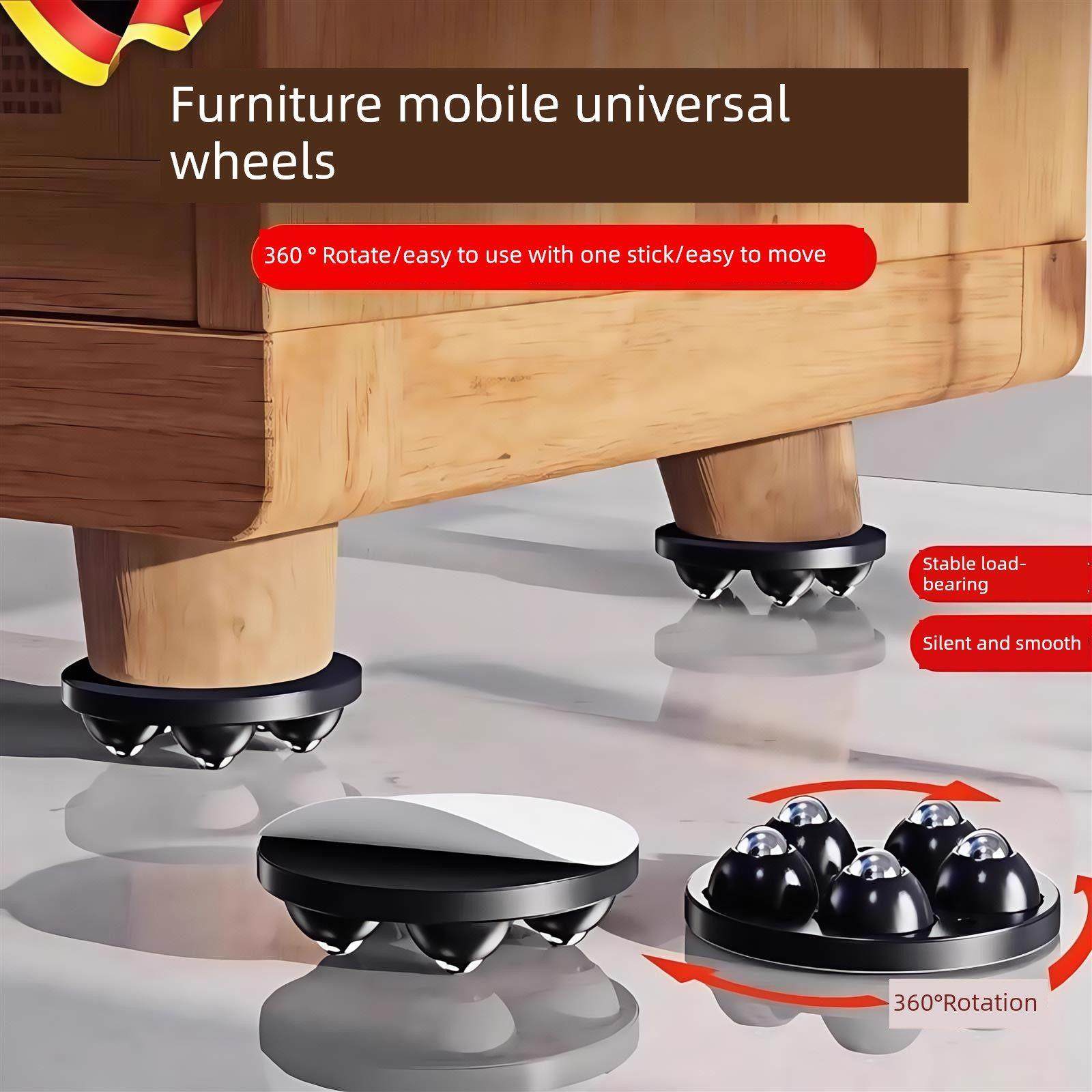 德国活动滑轮万向轮桌脚垫增高桌沙发茶几底座增高家具静音小,基础建材,脚轮/万向轮,淘宝优惠券,粉丝福利购,淘宝优惠卷