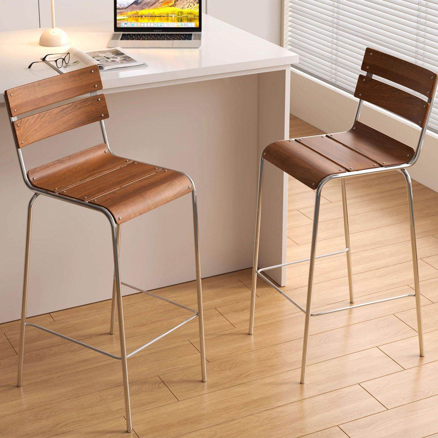 覆古吧台椅北欧家用高脚凳铁艺吧椅咖啡厅商用靠背吧台凳高脚椅,住宅家具,家用高脚椅,淘宝优惠券,粉丝福利购,淘宝优惠卷