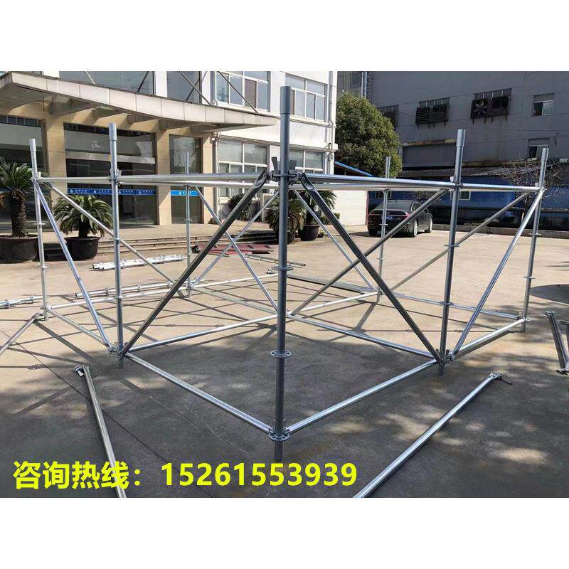 钢铁雷亚架铝合金盘扣式脚手架音响线阵架铝合金圆盘架力压架厂家