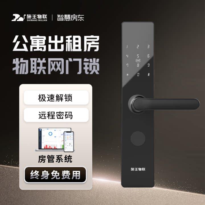 施王房东密码智能锁公寓蓝牙远程锁出租屋刷卡锁防盗门宾馆房门锁