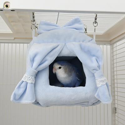 弓燕窝鹦鹉窝暖棉窝鸟笼装饰睡窝牡丹虎皮小泰僧黑凤凰