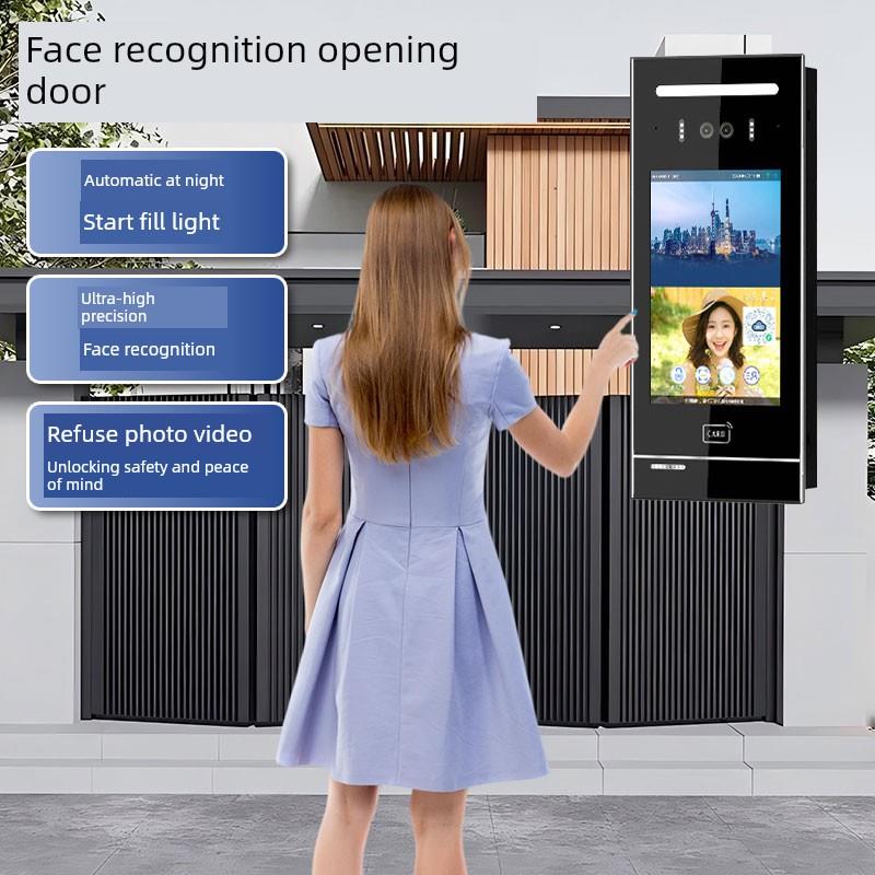 智能楼宇可视化门禁系统小区对讲套装新装旧改语音门铃刷卡密码