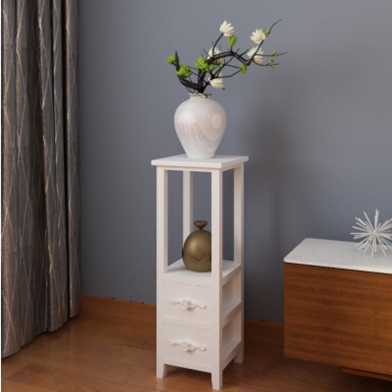 实木床头柜超窄小型迷你欧式轻奢简约白色卧室30cm25夹缝床边柜子