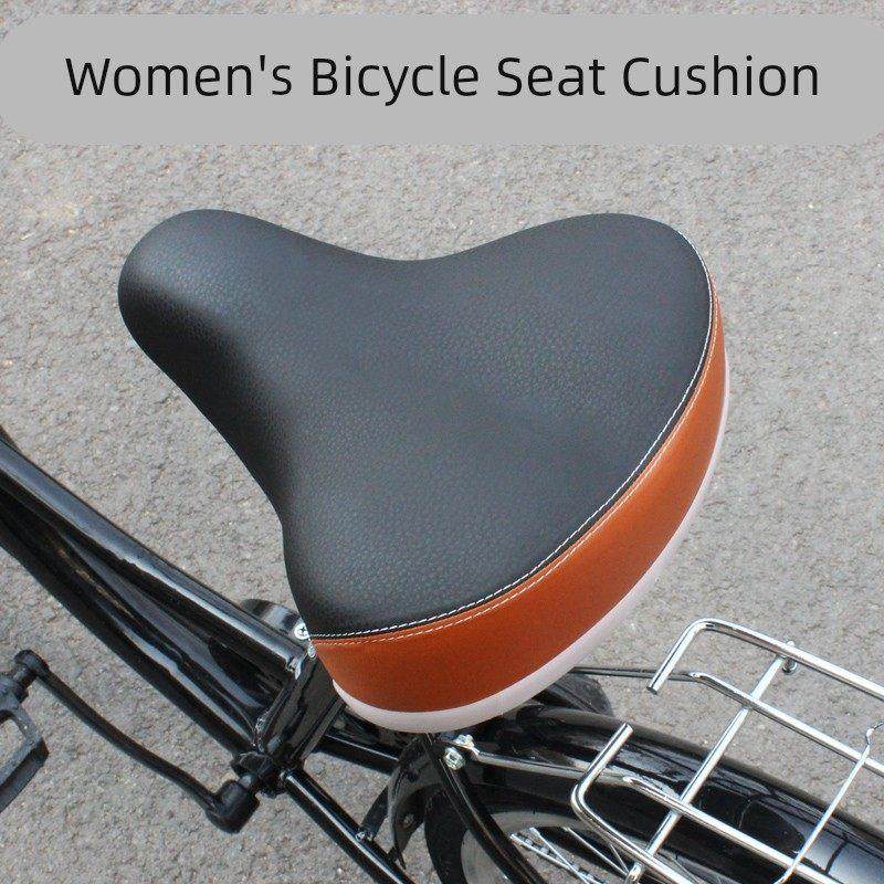 老年人力三轮自行车车座鞍座折叠电动车座垫前坐垫加厚加宽加大软