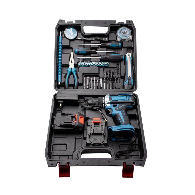 德国进口集壹家用五金工具塑盒套装锂电钻多功能螺丝刀钻头工具箱,五金/工具,家用工具组套,淘宝优惠券,粉丝福利购,淘宝优惠卷