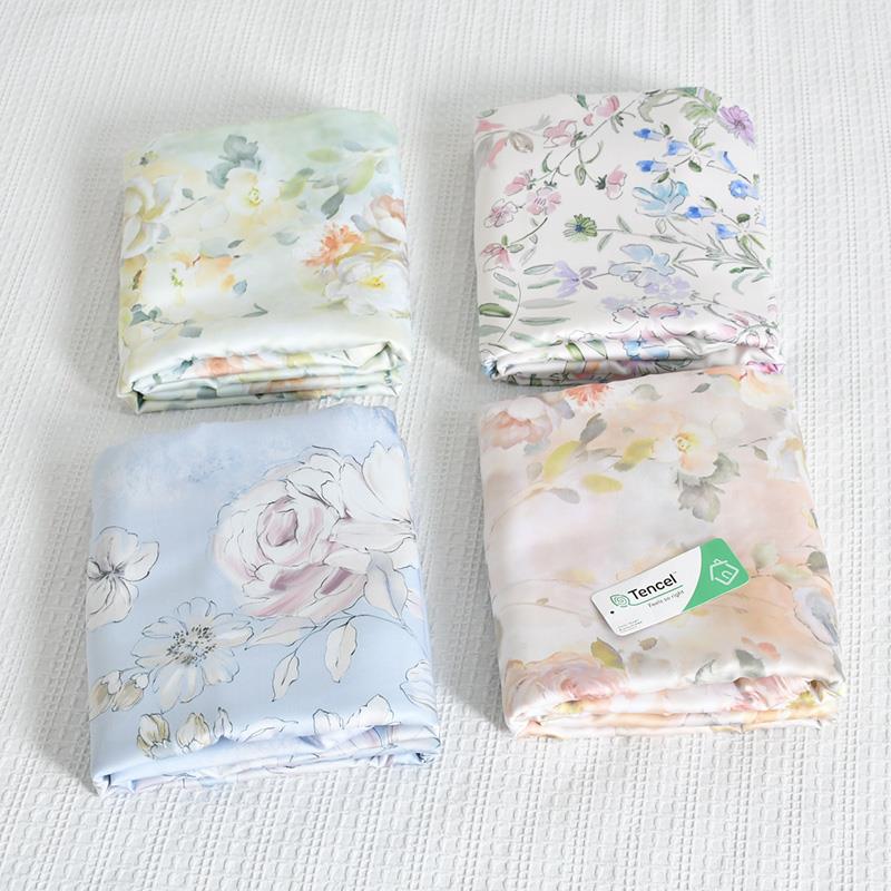 Tencel?夏季凉感兰精天丝双人被套100%莱赛尔加大被罩220*240cm
