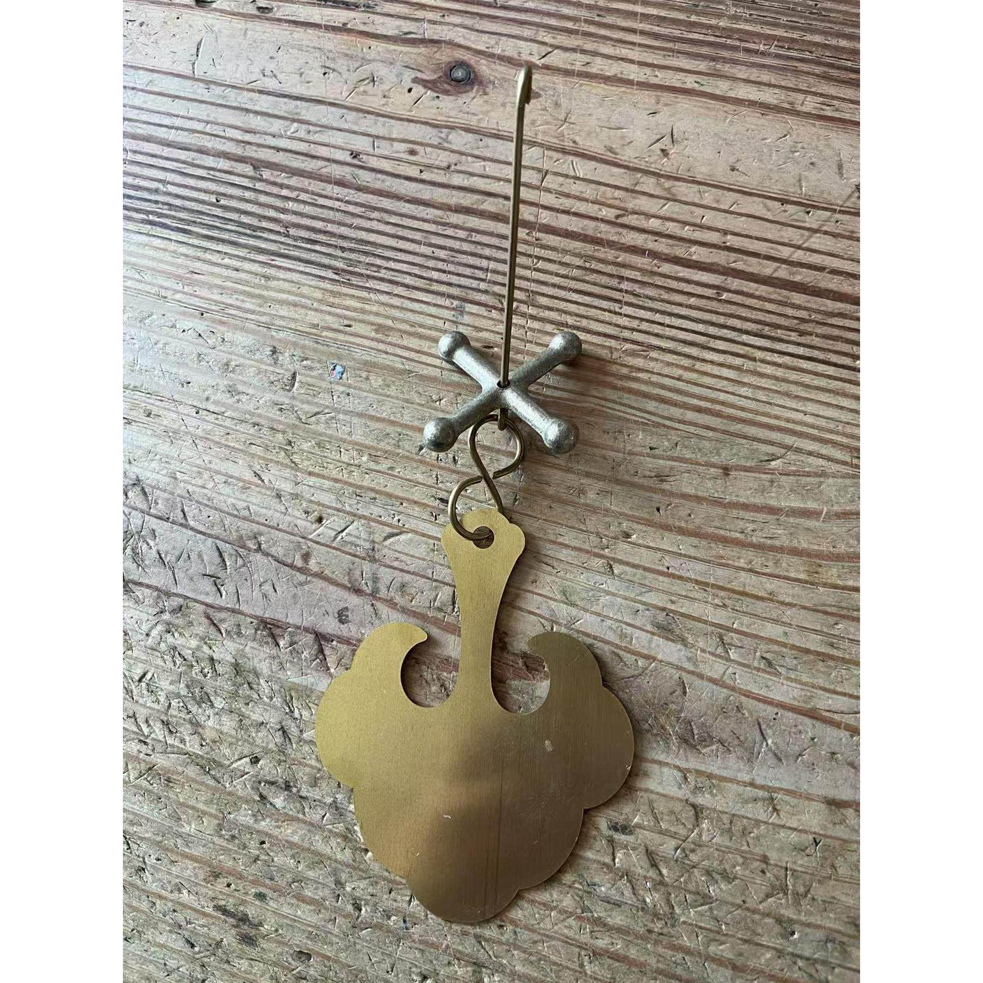 纯铜风铃配件铜铃铛十字锤风叶吊坠定制,家居饰品,风铃及配件,淘宝优惠券,粉丝福利购,淘宝优惠卷