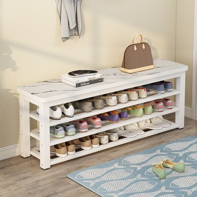 换鞋凳家c用门口鞋柜可坐式穿鞋凳鞋架简易床尾凳收纳入户长条凳